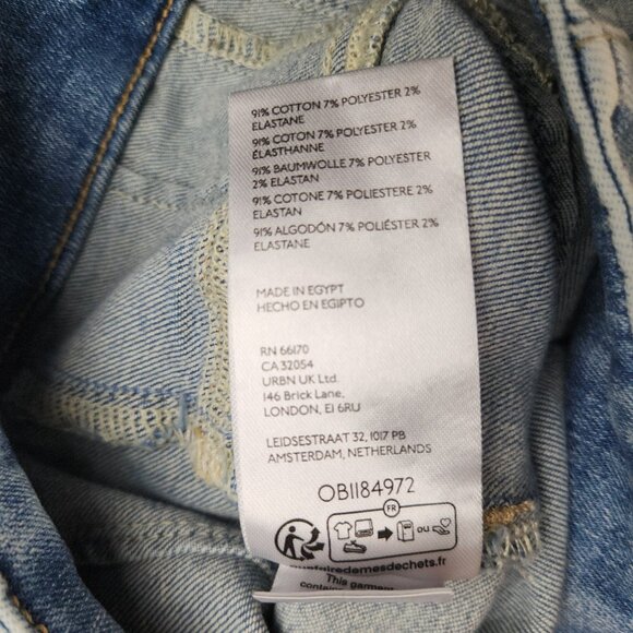 Free People We the Free Jayde Super High Waisted Stretch Flare Jeans Sz 29 Long - Picture 9 of 10